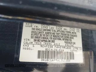 2010 Nissan Versa S with VIN 3N1BC1AP9AL361302, listed as a IAAI auction lot 42102135 with 127,849 mi miles and . Bid and sale history available at DreamBid. Image 9.