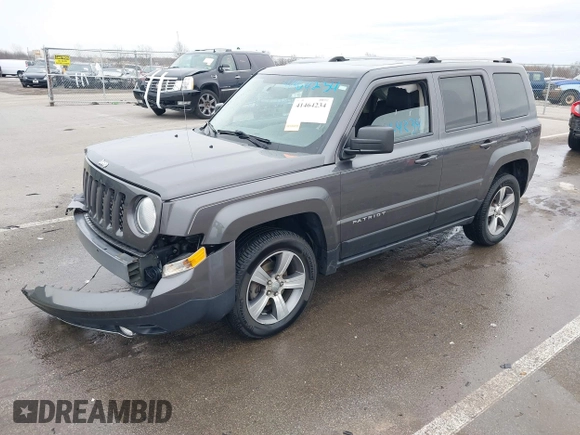 2017 Jeep Patriot High Altitude with VIN 1C4NJRFB8HD206087, listed as a IAAI auction lot 41464234 with 96,345 mi miles. Bid and sale history available at carsss.com. Image 17.