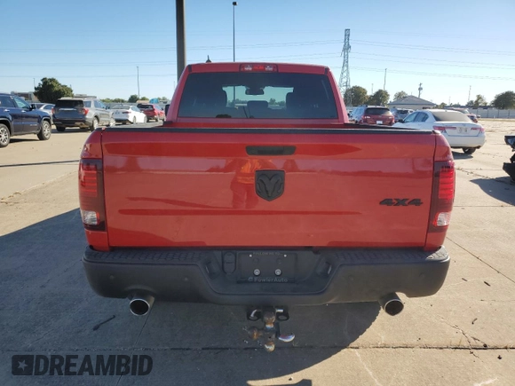 2021 Ram 1500 Classic Warlock with VIN 1C6RR7GT1MS584352, listed as a Copart auction lot 76042974 with 40,130 mi miles and Salvage Title. Bid and sale history available at carsss.com. Image 6.