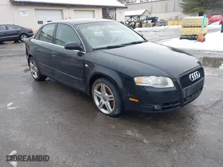 2007 Audi A4 2.0T with VIN WAUAF78E07A132737, listed as a IAAI auction lot 41574347 with 84,179 mi miles. Bid and sale history available at carsss.com. Image 1.