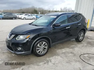 2014 Nissan Rogue SL with VIN 5N1AT2MV7EC830022, listed as a Copart auction lot 48529455 with 168,736 mi miles and Salvage Title. Bid and sale history available at carsss.com. Image 1.