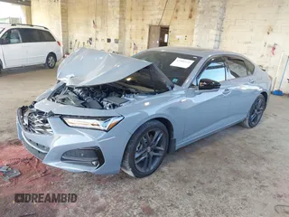 2025 Acura TLX w/A-Spec Package with VIN 19UUB6F53SA000302, listed as a IAAI auction lot 41806125 with 5,000 mi miles and . Bid and sale history available at DreamBid. Image 17.