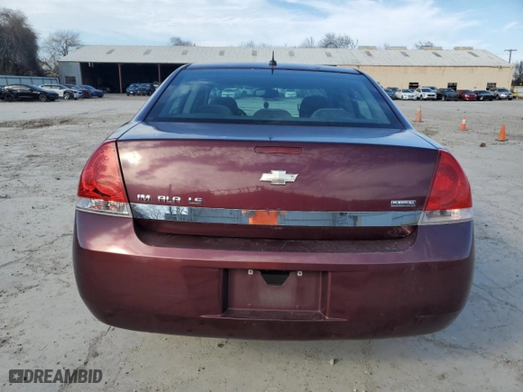 2007 Chevrolet Impala LS with VIN 2G1WB58K279252042, listed as a Copart auction lot 44188655 with NaN miles and Salvage Title. Bid and sale history available at carsss.com. Image 6.