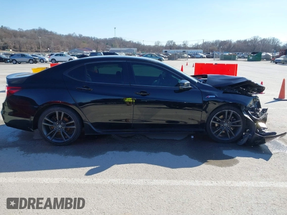 2018 Acura TLX w/A-SPEC Pkg with VIN 19UUB3F63JA004842, listed as a IAAI auction lot 41755857 with 134,777 mi miles. Bid and sale history available at carsss.com. Image 13.