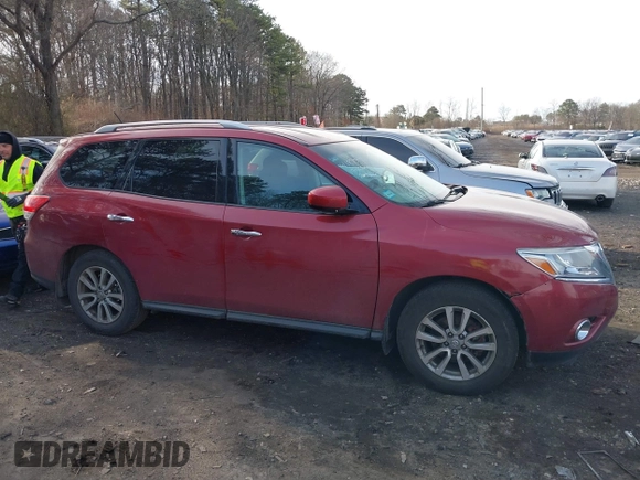 2015 Nissan Pathfinder SV z VIN 5N1AR2MM4FC706409, wystawiony jako IAAI lot #41875922 z przebiegiem 264 330 mil mil oraz . Historia ofert i sprzedaży dostępna na DreamBid. Obrazek 13.
