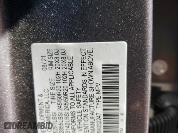 2021 Honda Passport EX-L z VIN 5FNYF8H56MB032247, wystawiony jako Copart lot #54862895 z przebiegiem 64 941 mil mil oraz Szkoda całkowita • Salvage title. Historia ofert i sprzedaży dostępna na DreamBid. Obrazek 13.
