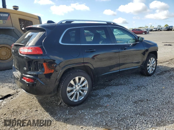 2018 Jeep Cherokee Overland with VIN 1C4PJMJX0JD594467, listed as a Copart auction lot 73963684 with 101,589 mi miles and Salvage Title. Bid and sale history available at carsss.com. Image 3.