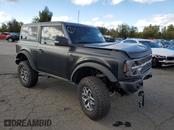 2023 Ford Bronco with VIN 1FMDE5CP1PLA92944, listed as a Copart auction lot 66625304 with 115,179 mi miles and Salvage title. Bid and sale history available at DreamBid. Image 4.