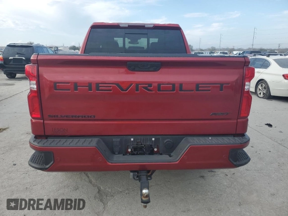 2024 Chevrolet Silverado 1500 RST with VIN 1GCPADED6RZ344276, listed as a Copart auction lot 43769945 with 4,708 mi miles and Salvage Title. Bid and sale history available at carsss.com. Image 6.