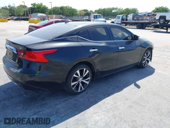 2017 Nissan Maxima SV with VIN 1N4AA6AP0HC363317, listed as a IAAI auction lot 41827159 with 132,334 mi miles. Bid and sale history available at carsss.com. Image 4.