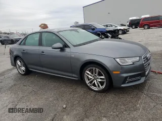 2017 Audi A4 Season of Audi Premium with VIN WAUDNAF47HN049484, listed as a Copart auction lot 76864824 with 76,770 mi miles and Salvage Title. Bid and sale history available at carsss.com. Image 4.