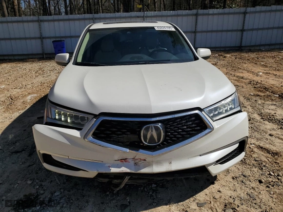 2018 Acura MDX with VIN 5J8YD3H39JL007974, listed as a Copart auction lot 46828105 with 95,680 mi miles and Salvage Title. Bid and sale history available at carsss.com. Image 5.