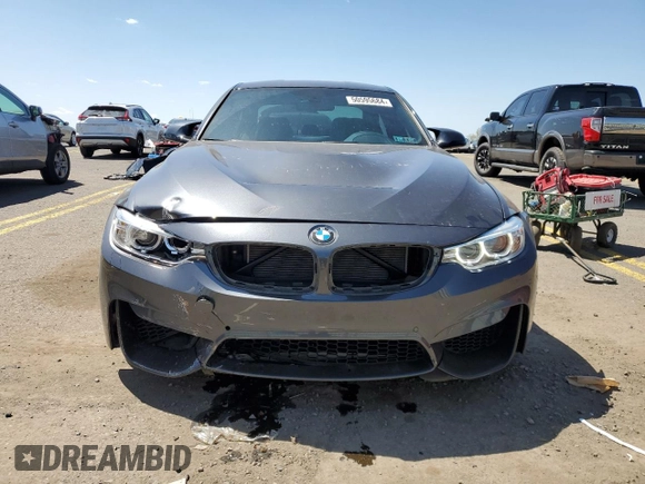 2015 BMW M3 with VIN WBS3C9C54FP804665, listed as a Copart auction lot 50595684 with 92,272 mi miles. Bid and sale history available at carsss.com. Image 5.