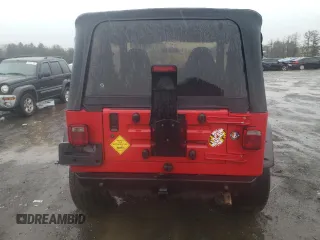 2002 Jeep Wrangler SE with VIN 1J4FA29P02P715013, listed as a Copart auction lot 48039035 with 193,583 mi miles and Salvage Title. Bid and sale history available at DreamBid. Image 6.