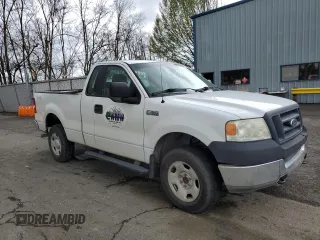 2005 Ford F-150 XL with VIN 1FTRF14W25NA51777, listed as a Copart auction lot 52041495 with 178,440 mi miles and Salvage title. Bid and sale history available at DreamBid. Image 4.