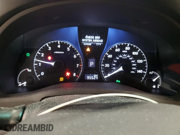 2010 Lexus RX 350 with VIN JTJBK1BA6A2007844, listed as a Copart auction lot 60729005 with 95,524 mi miles and Clean title. Bid and sale history available at DreamBid. Image 9.