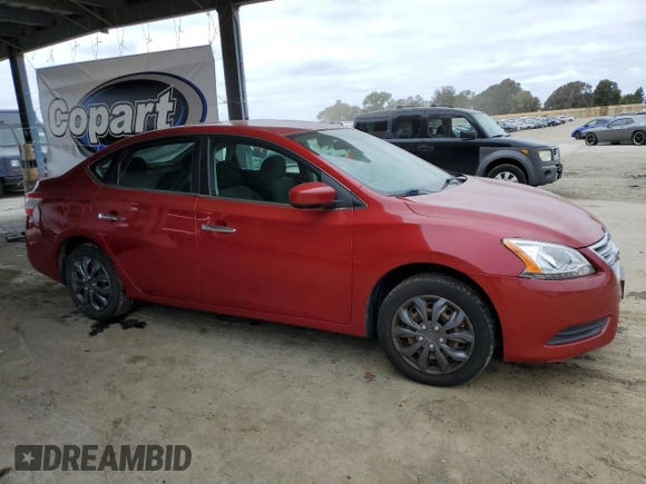 2014 Nissan Sentra SR with VIN 3N1AB7AP9EY240635, listed as a Copart auction lot 54378055 with 132,569 mi miles and Salvage Title. Bid and sale history available at DreamBid. Image 4.