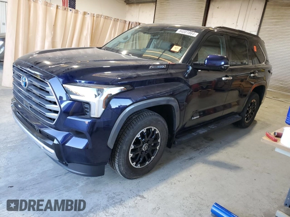 2023 Toyota Sequoia SR5 with VIN 7SVAAABA4PX006078, listed as a Copart auction lot 84001864 with 7,492 mi miles and Salvage Title. Bid and sale history available at carsss.com. Image 1.