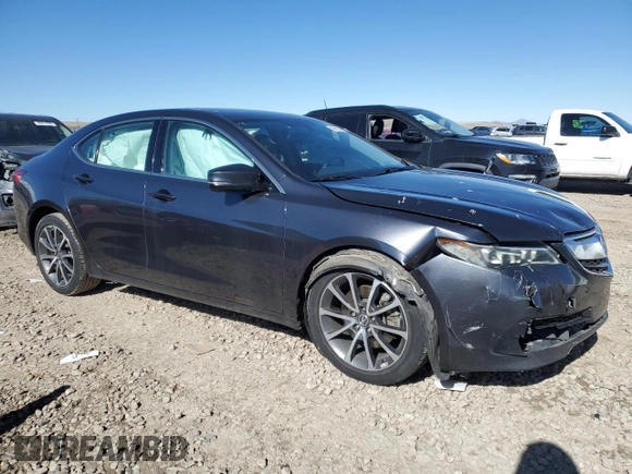 2016 Acura TLX V6 with VIN 19UUB2F37GA009180, listed as a Copart auction lot 46912385 with 113,777 mi miles and Salvage Title. Bid and sale history available at carsss.com. Image 4.