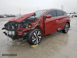 2015 Nissan Murano SL with VIN 5N1AZ2MG1FN277423, listed as a Copart auction lot 51382925 with 73,919 mi miles and Salvage Title. Bid and sale history available at carsss.com. Image 1.