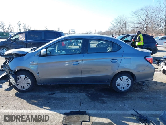 2021 Mitsubishi Mirage G4 ES with VIN ML32FUFJ0MHF00607, listed as a IAAI auction lot 41448300 with 30,045 mi miles. Bid and sale history available at carsss.com. Image 15.