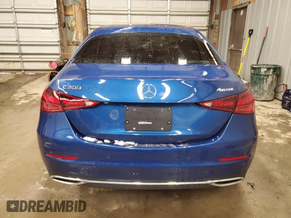 2024 Mercedes-Benz C 300 with VIN W1KAF4HBXRR158103, listed as a Copart auction lot 45089885 with Not Provided miles and Salvage Title. Bid and sale history available at DreamBid. Image 6.