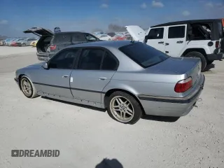 2000 BMW 7 Series 740iA with VIN WBAGG8349YDN79868, listed as a Copart auction lot 76798734 with 0 mi miles and Salvage Title. Bid and sale history available at carsss.com. Image 2.