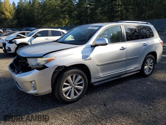2011 Toyota Highlander Hybrid Limited with VIN JTEDC3EH6B2003495, listed as a Copart auction lot 53696675 with 175,099 mi miles and Salvage Title. Bid and sale history available at carsss.com. Image 1.
