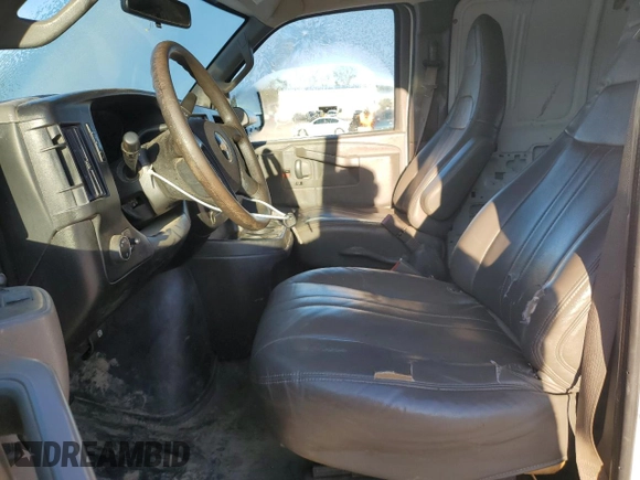 2020 Chevrolet Express Cargo Van with VIN 1GCWGAFP9L1124623, listed as a Copart auction lot 45690045 with 185,696 mi miles and Salvage Title. Bid and sale history available at carsss.com. Image 7.