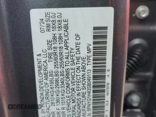 2025 Honda Pilot EX-L с VIN 5FNYG1H43SB049113, выставлен на аукционе Copart как лот 46674795 с пробегом 2 262 миль миль и Списание • Salvage title. История ставок и продаж доступна на DreamBid. Изображение 14.