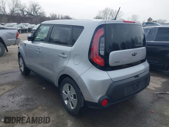 2014 Kia Soul with VIN KNDJN2A28E7700722, listed as a IAAI auction lot 41710340 with 106,234 mi miles. Bid and sale history available at carsss.com. Image 3.