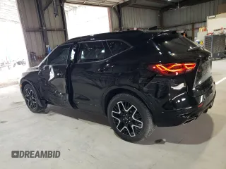 2024 Chevrolet Blazer RS with VIN 3GNKBKRSXRS174979, listed as a Copart auction lot 57282895 with 14,560 mi miles and Salvage title. Bid and sale history available at DreamBid. Image 2.