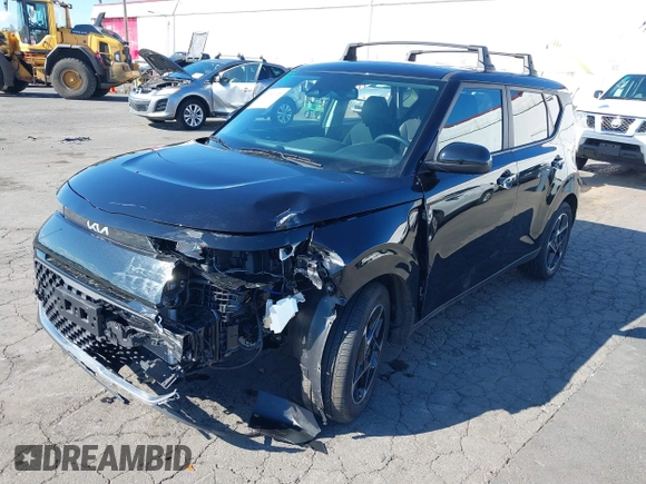 2023 Kia Soul EX with VIN KNDJ33AU0P7893724, listed as a IAAI auction lot 41706972 with 8,030 mi miles. Bid and sale history available at carsss.com. Image 6.