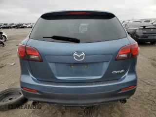 2014 Mazda CX-9 Sport with VIN JM3TB2BA7E0434407, listed as a Copart auction lot 45029515 with 117,200 mi miles and Salvage title. Bid and sale history available at DreamBid. Image 6.