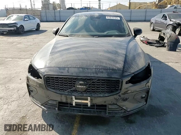 2024 Volvo S60 Plus Black Edition with VIN 7JRL12TH1RG307089, listed as a Copart auction lot 61019125 with 24,675 mi miles and Salvage title. Bid and sale history available at DreamBid. Image 14.