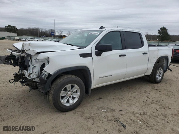 2024 GMC Sierra 1500 Pro with VIN 1GTUUAEDXRZ271888, listed as a Copart auction lot 44264855 with 52,342 mi miles and Salvage Title. Bid and sale history available at carsss.com. Image 1.