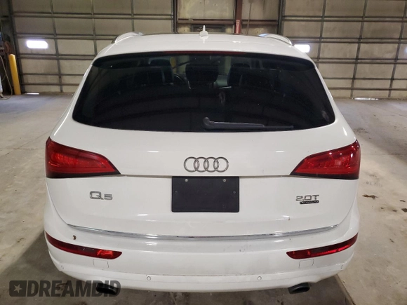 2017 Audi Q5 Premium with VIN WA1C2AFPXHA090873, listed as a Copart auction lot 54058575 with 95,003 mi miles and Salvage title. Bid and sale history available at DreamBid. Image 6.