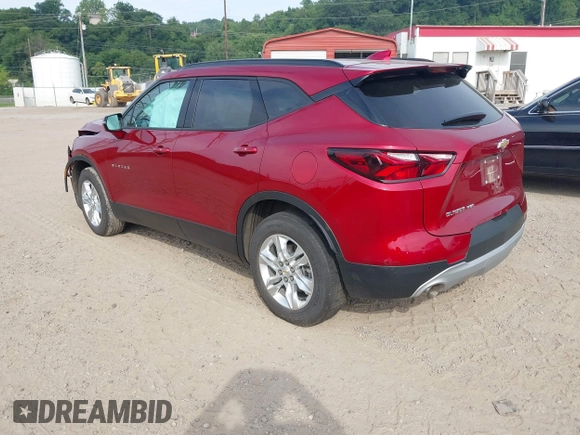 2021 Chevrolet Blazer LT with VIN 3GNKBHRS5MS520884, listed as a IAAI auction lot 42747114 with 21,018 mi miles and . Bid and sale history available at DreamBid. Image 3.