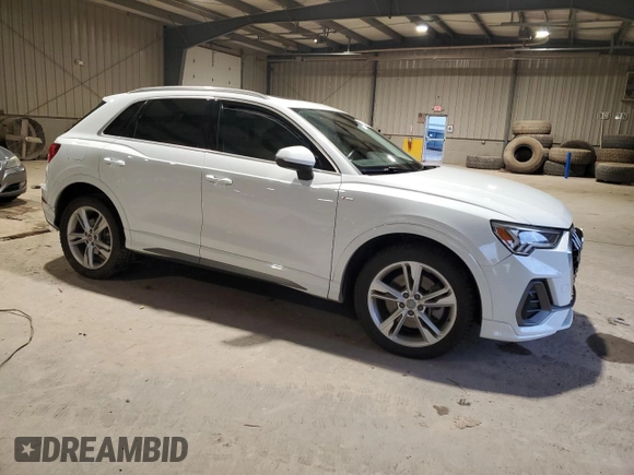 2019 Audi Q3 S line Premium Plus with VIN WA1EECF30K1064220, listed as a Copart auction lot 82536574 with 62,388 mi miles and Salvage Title. Bid and sale history available at carsss.com. Image 4.