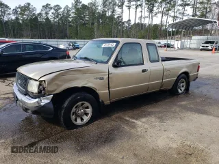 2001 Ford Ranger XL with VIN 1FTYR14U01PB50033, listed as a Copart auction lot 49789165 with 191,474 mi miles and Salvage Title. Bid and sale history available at carsss.com. Image 1.