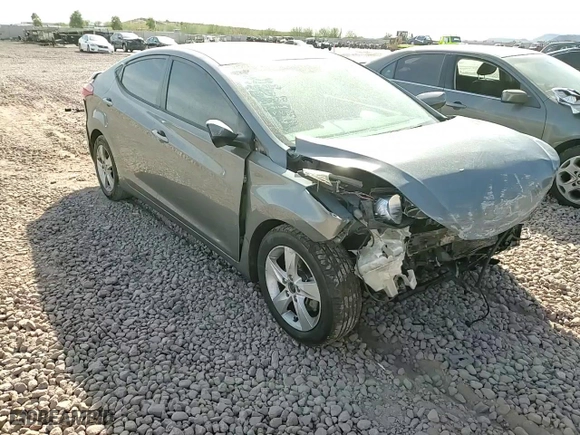 2013 Hyundai Elantra GLS PZEV with VIN 5NPDH4AE5DH365388, listed as a Copart auction lot 46154825 with 163,134 mi miles and Salvage Title. Bid and sale history available at carsss.com. Image 11.