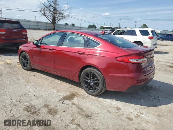 2019 Ford Fusion SE with VIN 3FA6P0HD0KR196270, listed as a Copart auction lot 66917234 with 99,596 mi miles and Salvage Title. Bid and sale history available at DreamBid. Image 2.