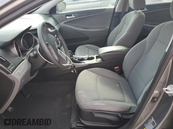 2012 Hyundai Sonata GLS with VIN 5NPEB4AC1CH433480, listed as a Copart auction lot 54971595 with 117,208 mi miles and Clean Title. Bid and sale history available at carsss.com. Image 7.