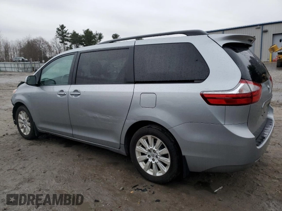 2016 Toyota Sienna LE with VIN 5TDJK3DC4GS133341, listed as a Copart auction lot 83660134 with 133,700 mi miles and Salvage Title. Bid and sale history available at carsss.com. Image 2.