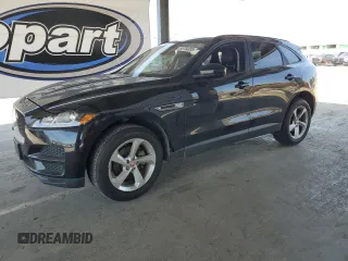 2017 Jaguar F-Pace 20d Premium with VIN SADCJ2BN7HA092328, listed as a Copart auction lot 55754335 with 72,744 mi miles and Clean title. Bid and sale history available at DreamBid. Image 1.