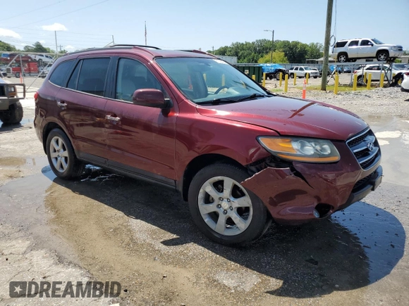 2009 Hyundai Santa Fe Limited with VIN 5NMSH13E49H277634, listed as a Copart auction lot 61148895 with 99,997 mi miles and Salvage title. Bid and sale history available at DreamBid. Image 4.