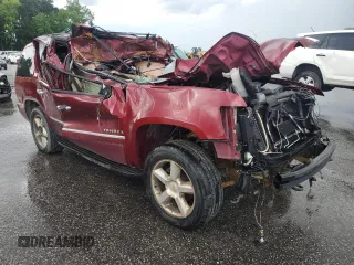 2009 Chevrolet Tahoe LTZ with VIN 1GNFK33009R128434, listed as a Copart auction lot 57104225 with Not provided miles and Salvage title. Bid and sale history available at DreamBid. Image 4.