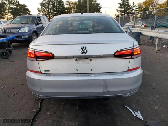 2021 Volkswagen Passat 2.0T SE with VIN 1VWSA7A34MC000592, listed as a Copart auction lot 75021444 with 73,927 mi miles and Salvage Title. Bid and sale history available at carsss.com. Image 6.
