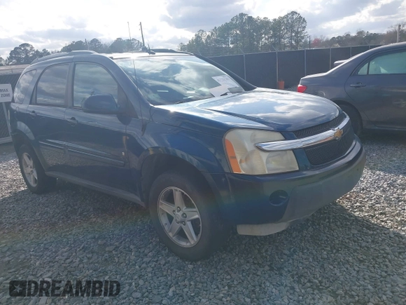 2006 Chevrolet Equinox LT with VIN 2CNDL73F366207561, listed as a IAAI auction lot 41739703 with 170,584 mi miles. Bid and sale history available at carsss.com. Image 1.
