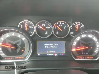 2021 Chevrolet Silverado 1500 RST with VIN 1GCUYEEL8MZ219882, listed as a Copart auction lot 55913795 with 124,373 mi miles and Salvage Title. Bid and sale history available at DreamBid. Image 9.